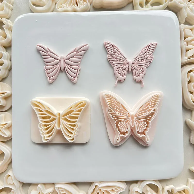 Different Artistic Butterfly Shaped Clay Molds Cutting Molds For Earring DIY Handmade Jewelry Ornaments With High Precision