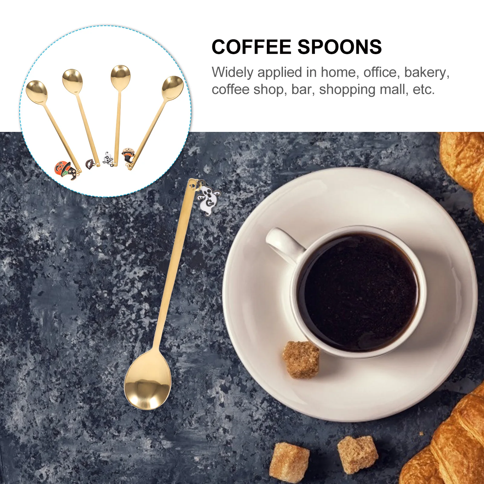 

4pcs Creative Fruit Stainless Steel Dessert Cake Forks For Halloween Party Household Dinnerware Snacks Fork Appetizer Salad