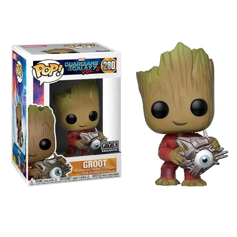 Funko Pop Guardians of the Galaxy Star-Lord 198 1201 Rocket 1202 Groot 263 280 297 Yondu 310 ألعاب شخصيات الحركة من الفينيل هدايا للأطفال #4