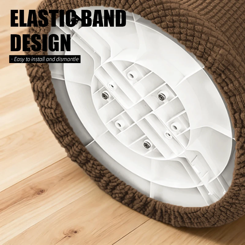 2026 غطاء مروحة مرن لون خالص 360 °   تغطية كاملة حامي برج المروحة الكهربائية يغطي غطاء التخزين العالمي الغبار يغطي