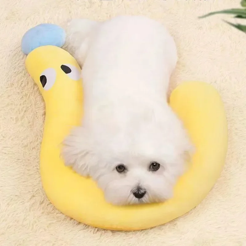 Cute Pet Little Pillow U-Shaped Neck Protector Deep Sleep for Puppy Kitten Pillow Dog Cat Headrest Sleeping Pillow Pet Supplies view 5