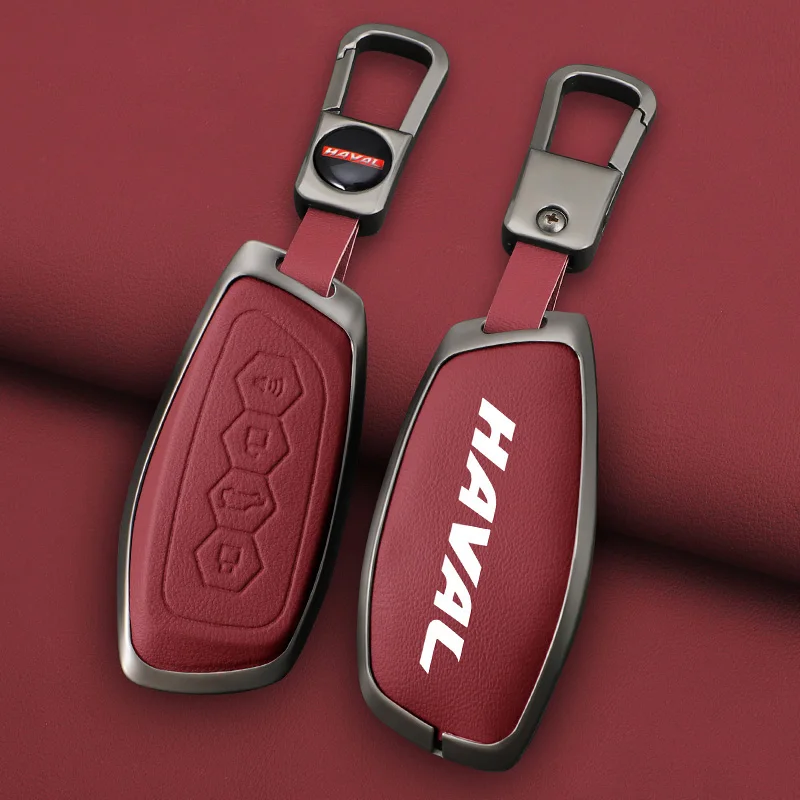 

For Haval H9 F7x H5 H3 Great Wall 5 3 M2 H6 Coupe M4 H2 6 2022 Zinc Alloy Car Key Case Cover Protector Shell Fob Auto Keychain