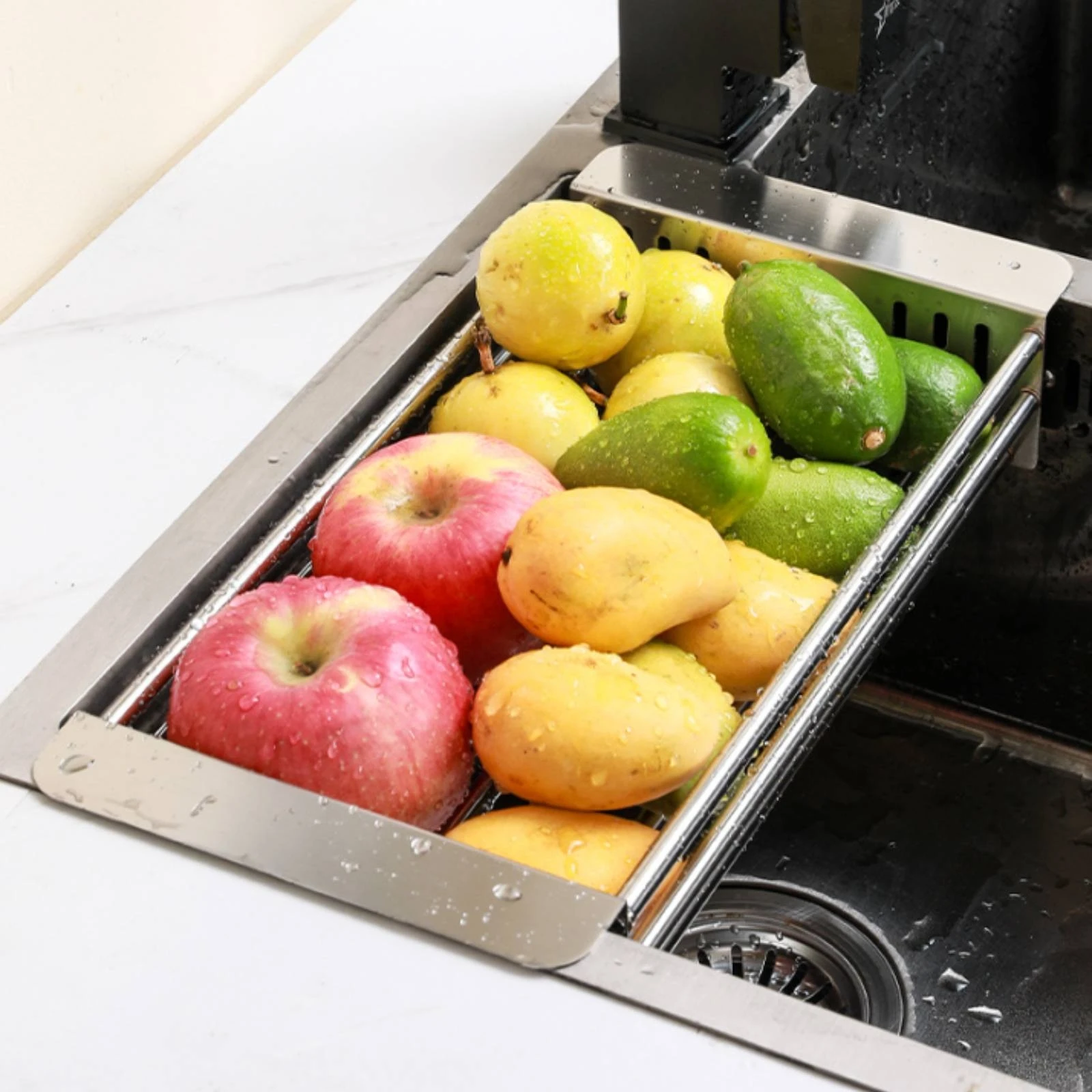 over-sink-draining-basket-stainless-steel-expandable-sink-drainer-kitchenware-long-lasting-rustproof-for-rv-kitchen