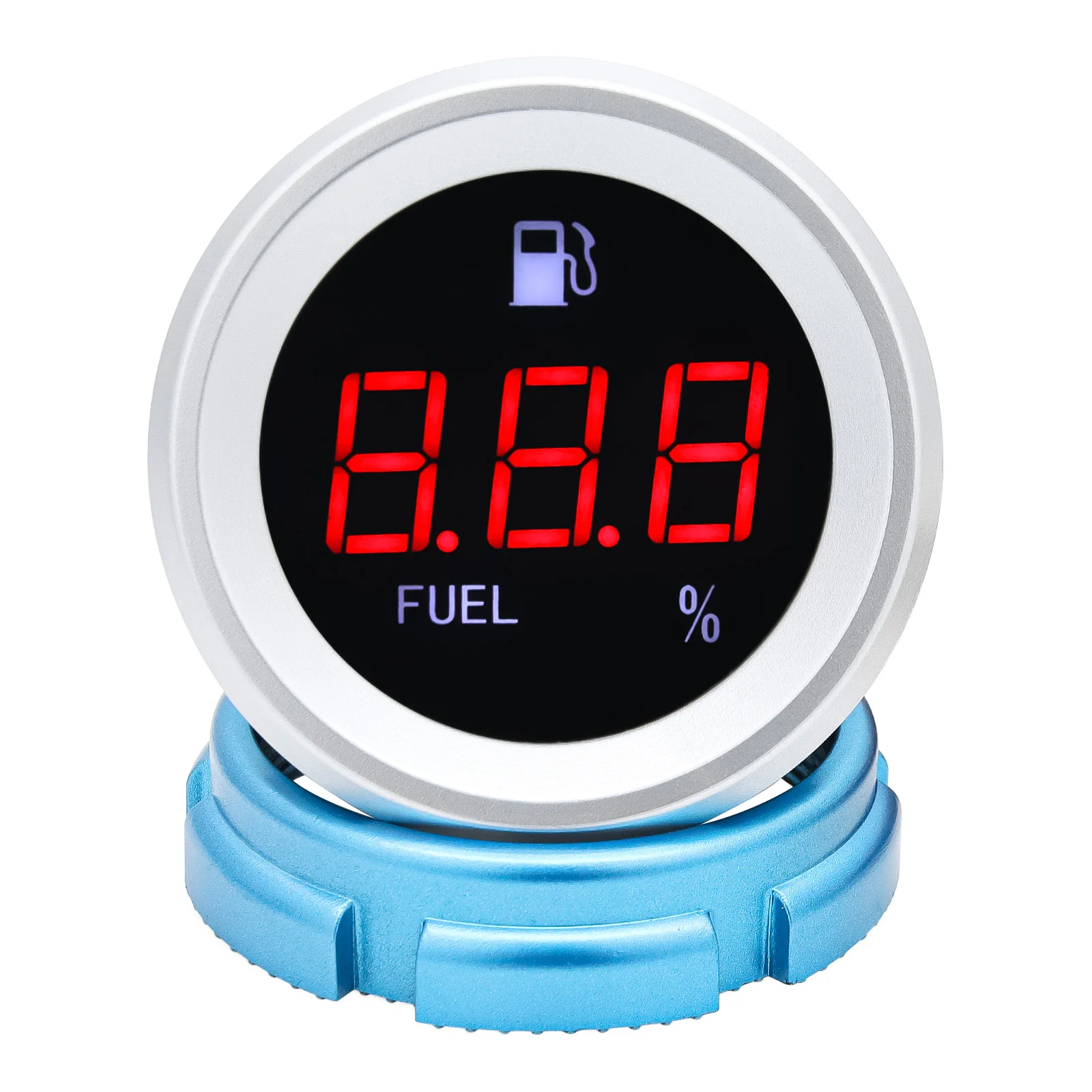 Digital Boat Car Fuel Level Gauge Meter with Flashing Alarm With 0-190ohm Fuel Level Sensor 100~550mm Fuel Sender Unit 12V/24V