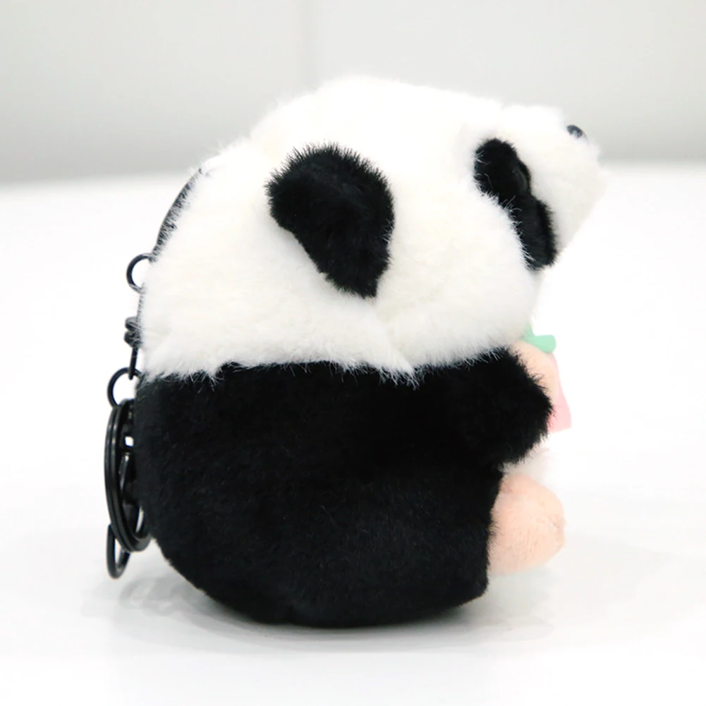 Adorabile biberon morbido peluche Panda portachiavi moda portachiavi ciondolo borsa per la decorazione della borsa chiave