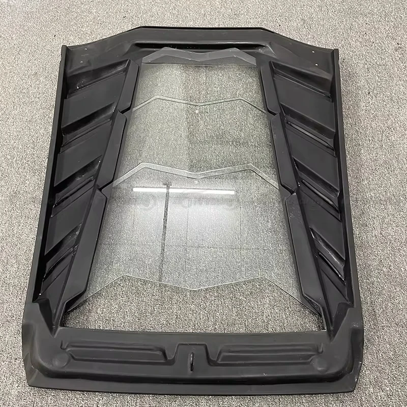 MSY Style Carbon Fiber Rear Engine Hood With Glass for 2014-2018 Lambo Huracan LP580 LP610
