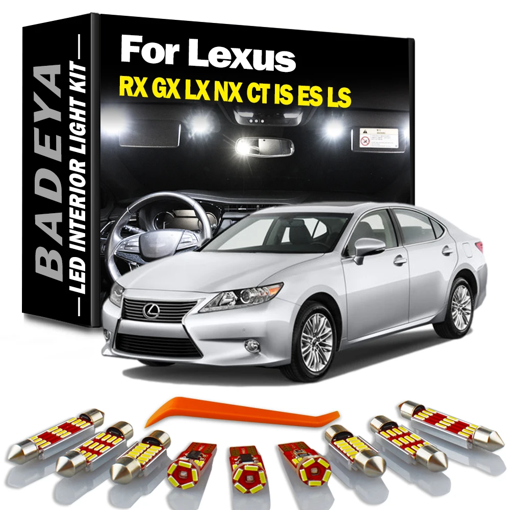 Car LED Interior Light Kit For Lexus RX GX LX NX CT IS ES LS 200 250 300 350 400 430 450 460 470 570 200h 300h 400h 450h 200t