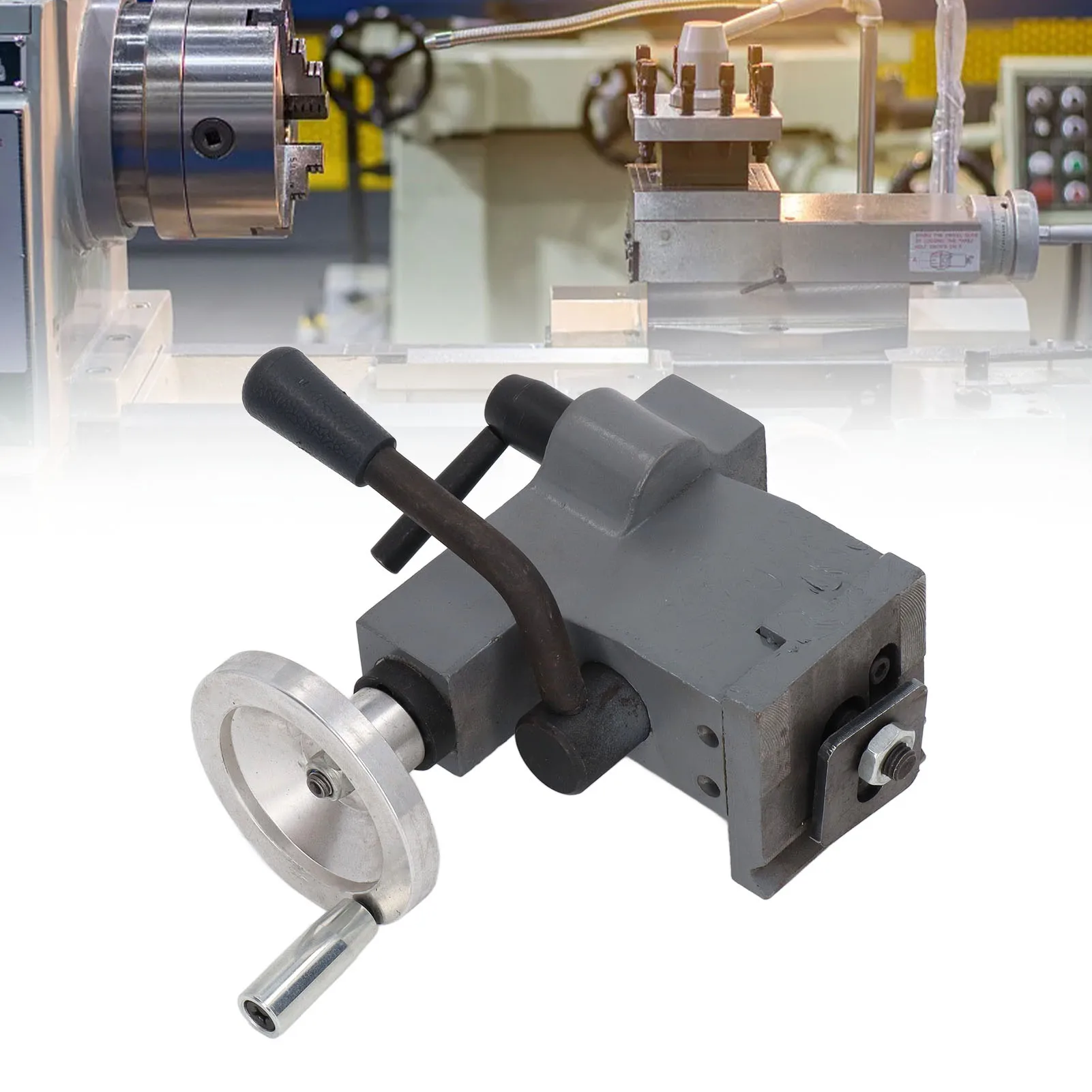 Mini Lathe Tailstock Rear Center Mount Tailstock Replacement for 7x12 7x14 0618 CJ18A Die Cast Aluminum Lathe Tailstock