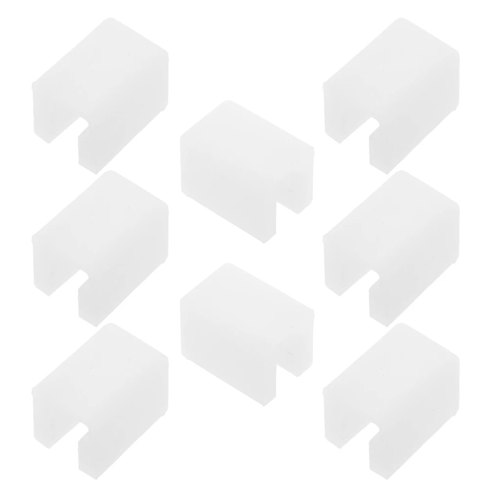 

8Pcs Clear Silicone Corner Protectors Soft Baby Proofing Edge Guards for Drawer Door Handles Cabinets Child Safety