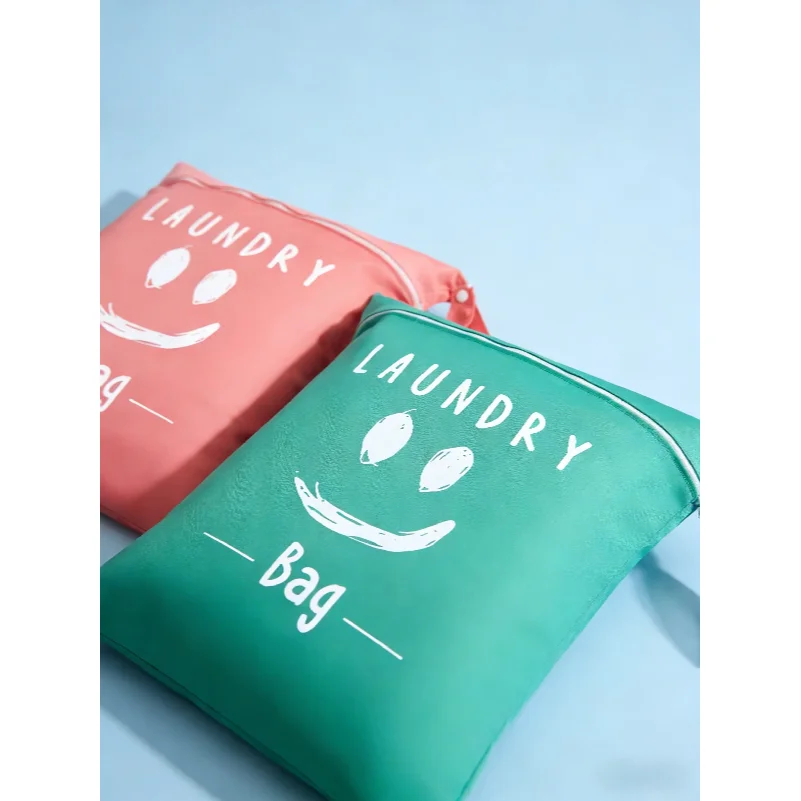Multiple colors available, multifunctional travel storage | Polyester laundry storage bag, zipper closure, portable and foldable