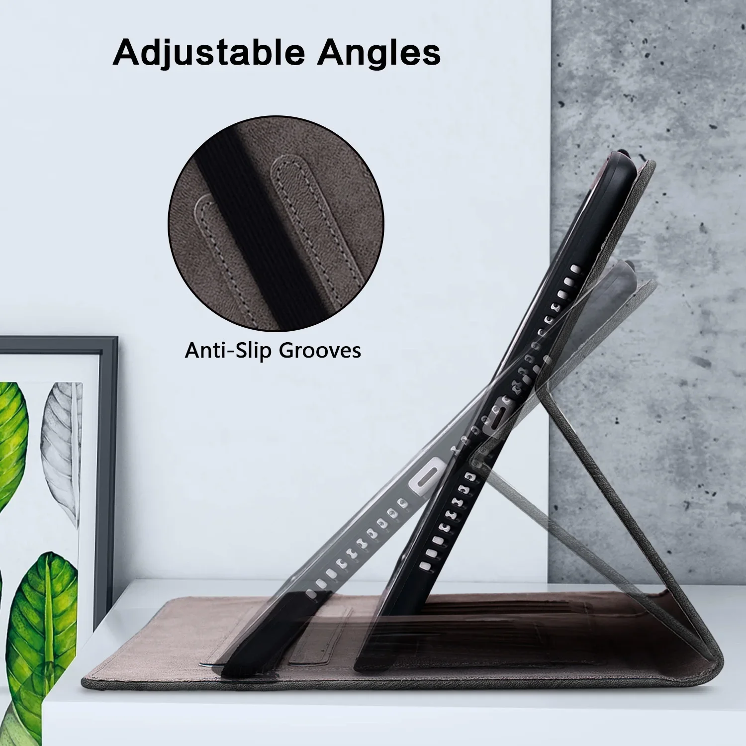 حافظة لهاتف هواوي MatePad SE 11 2024 11 بوصة موديل AGS6-W00 غطاء مطلي فاخر فتحات للبطاقات حامل قلم