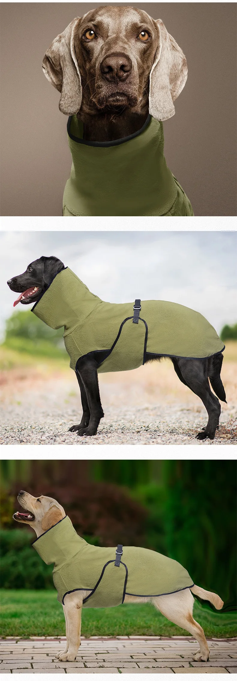 Winter Haustier Hund Kleidung Warme Große Hund Mantel Welpen Kleidung Haustier Weste Jacke Für Kleine Mittelgroße Große Hunde Golden Retriever – Detail 8