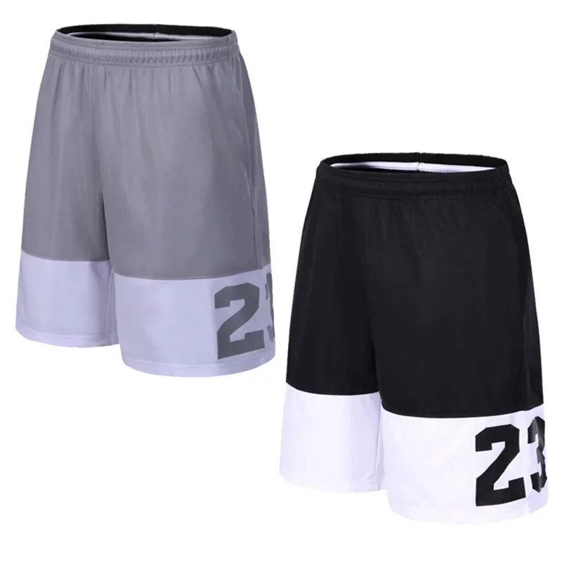 Pantaloncini sportivi da uomo maglia da calcio allentata traspirante Scanties da spiaggia allentati esecuzione di pallacanestro allenamento di