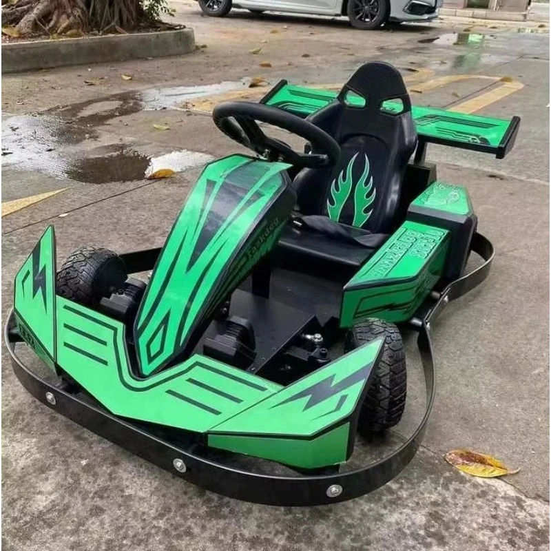 Factory Best Selling Go Kart for Kids Toy Drift Car Rechargeable Battery Operated Adults Can Ride Child Toy Electric Racing Car