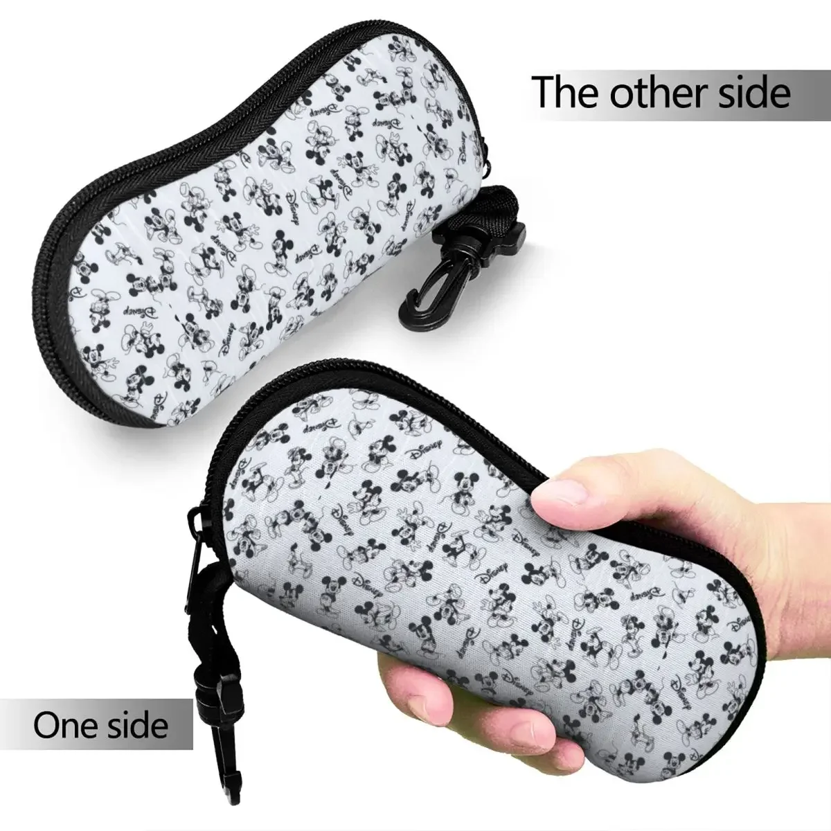 Mickey Cartoon Pattern Glasses Case Lightweight Box Sunglasses Box Print Eyeglasses Box