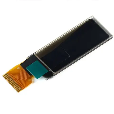 0.91" OLED Display 128x32 Pixels White 14P I2C IIC Interface SSD1306 Driver 220 Drag 157W TC Polar Screen