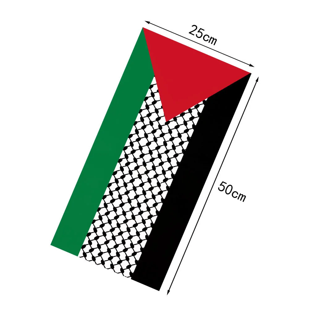 YIXIN Palestinian Keffiyeh Bandanas Palestine Arabia Flag Pattern Headwear Neck Gaiter Warmer West Asia National Flag Face Band