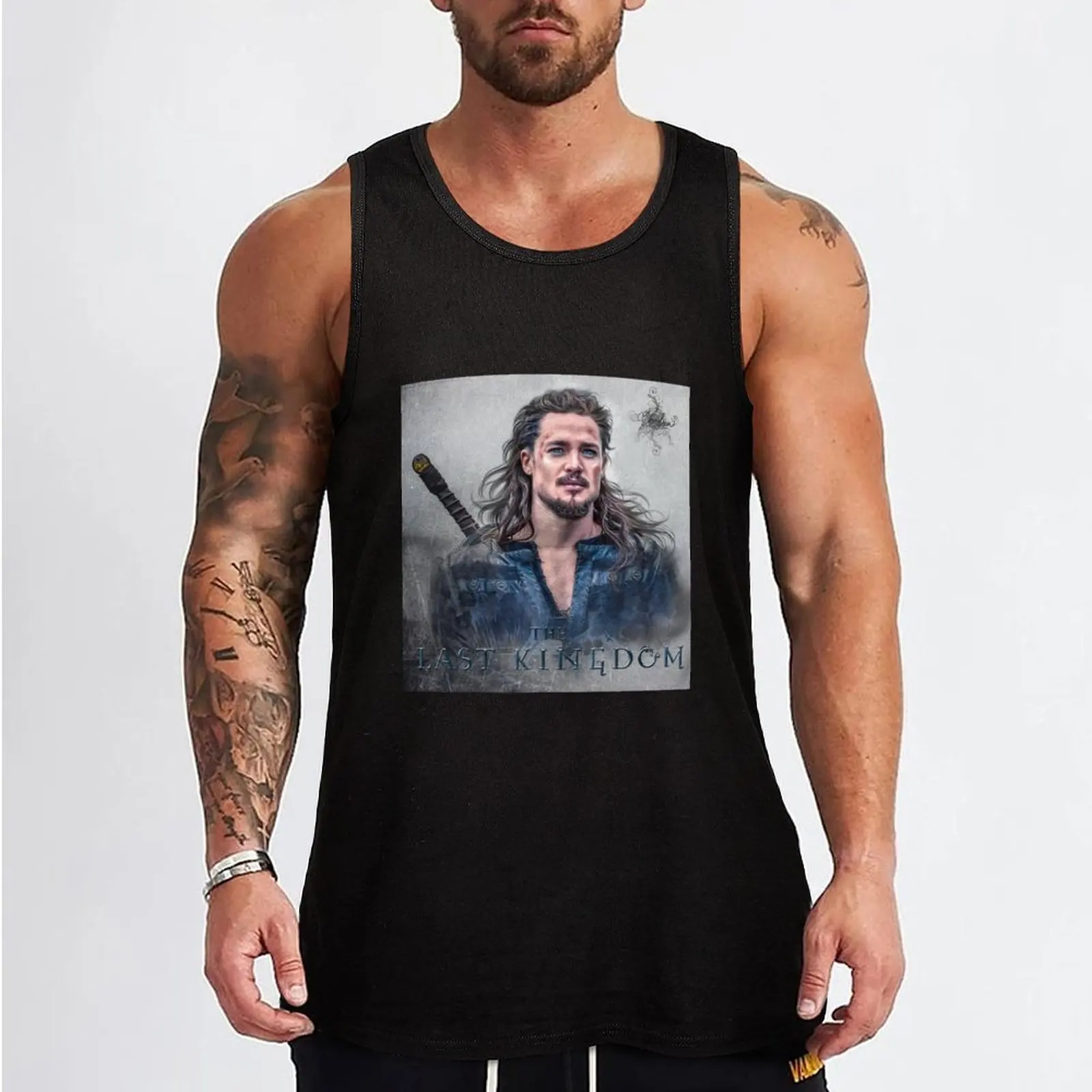 the last kingdom uhtred Tank Top Bodybuilding shirt Men's gym