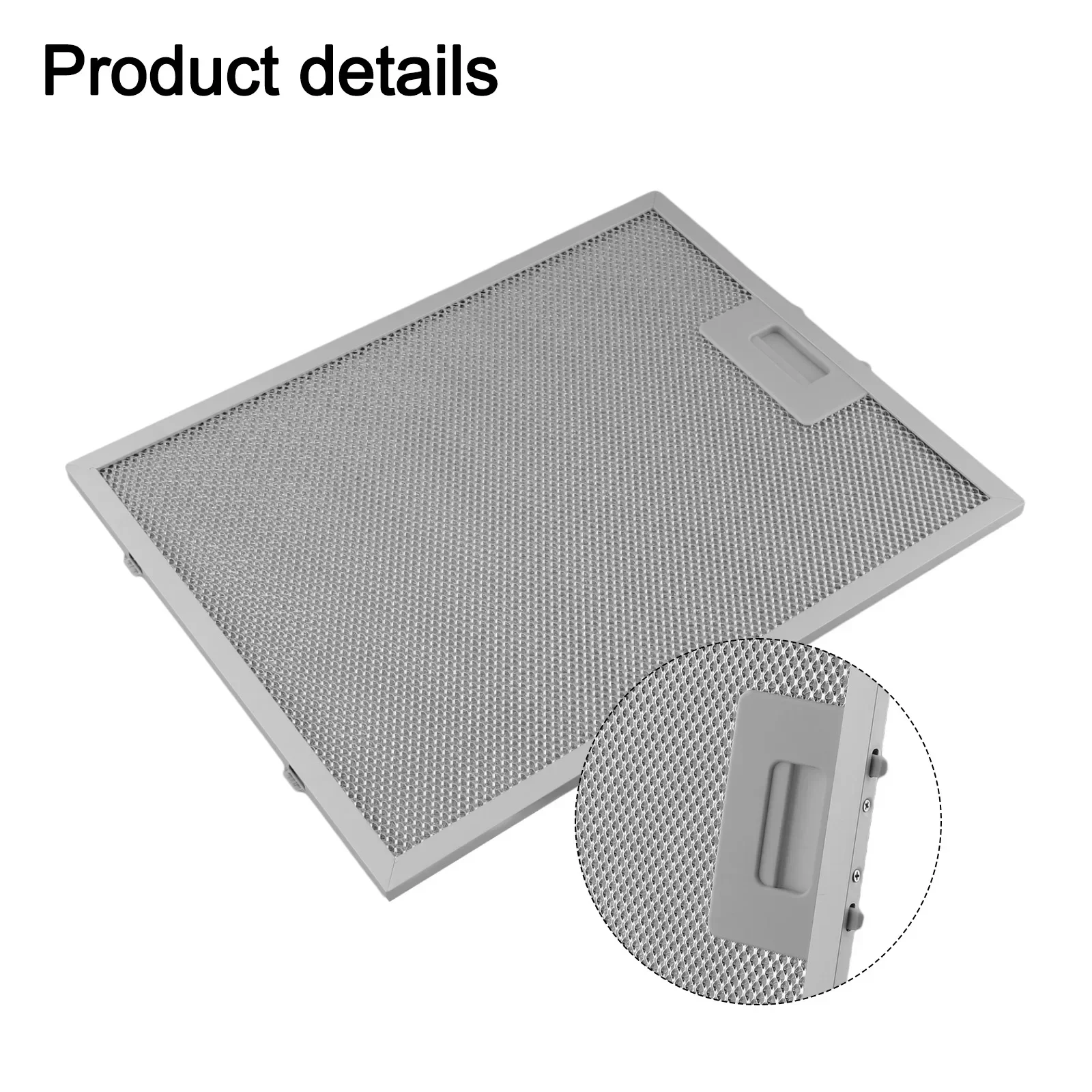 Air Circulation Filter Aluminum Cooker Hood Filter Easy Installation Effective Filtration Maintains Air Circulation