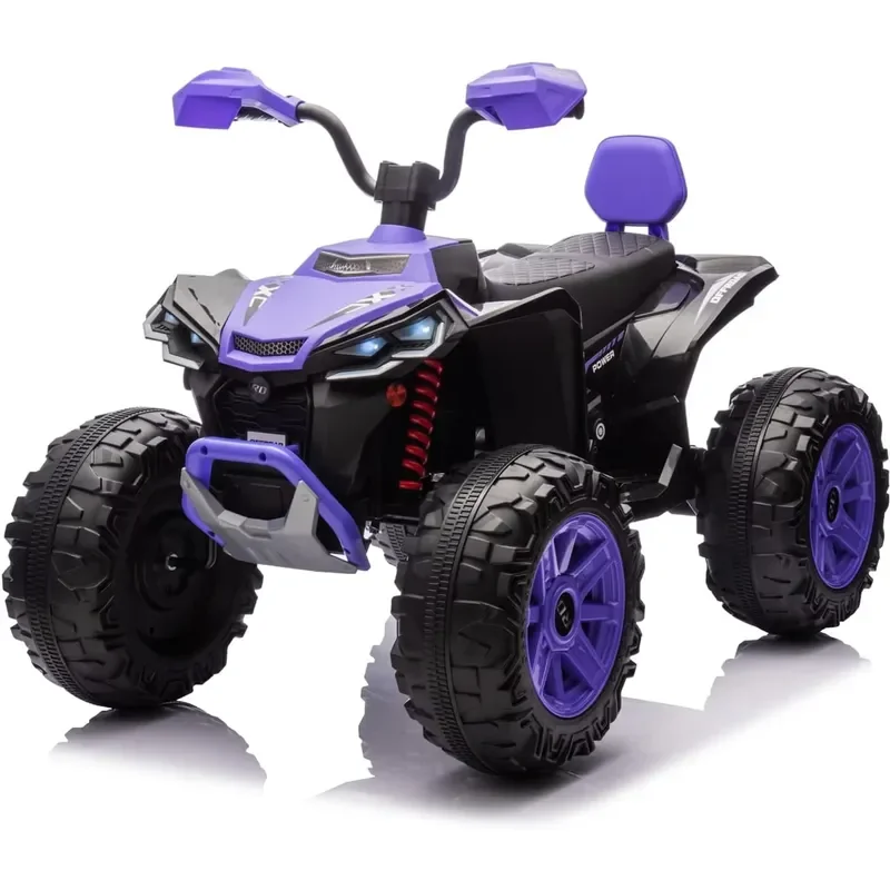 2026 Latest 24V Kids Electric ATV 4 Wheeler Ride On Toy with Dual 800W Motor Parental Remote Control Bluetooth MP3 USB Spring