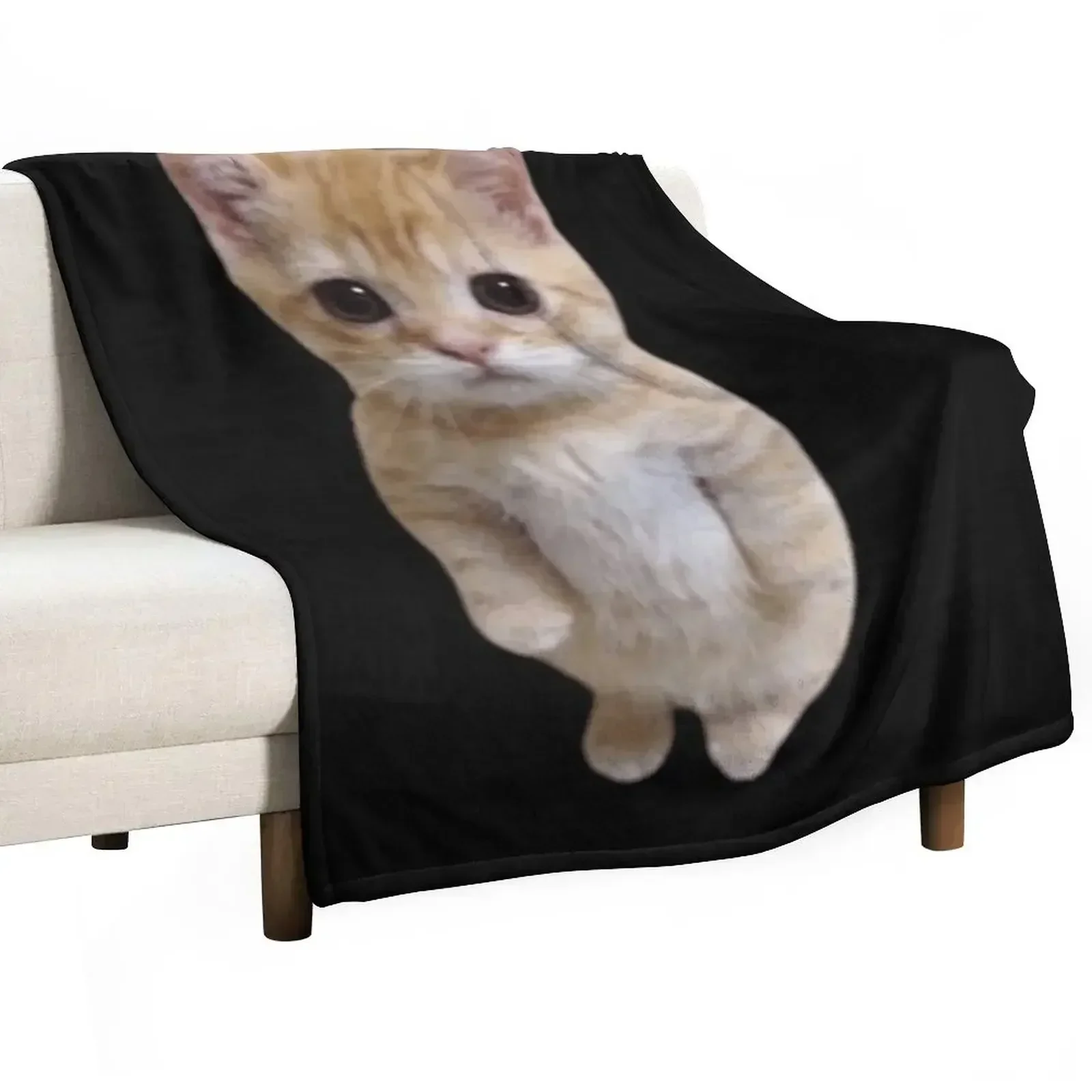 El gato Throw Blanket Furrys decorative Blankets