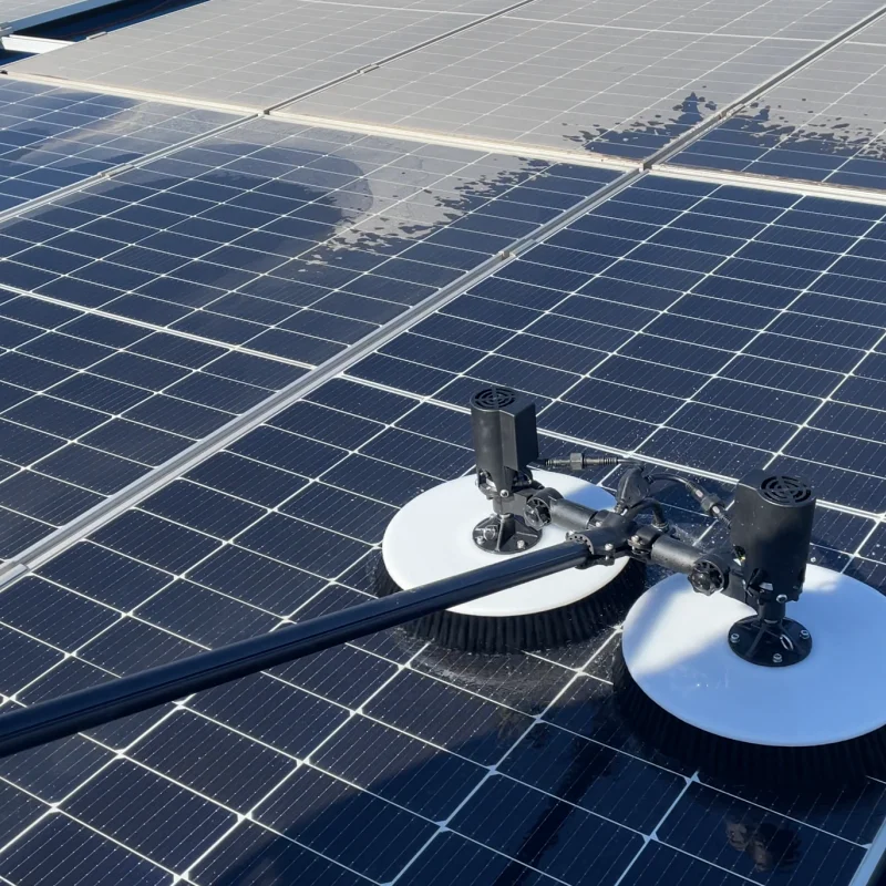 Best Selling Water Curtain Solar Panel Cleaning System, Aluminum Alloy Frame 24V 28Ah Lithium Battery