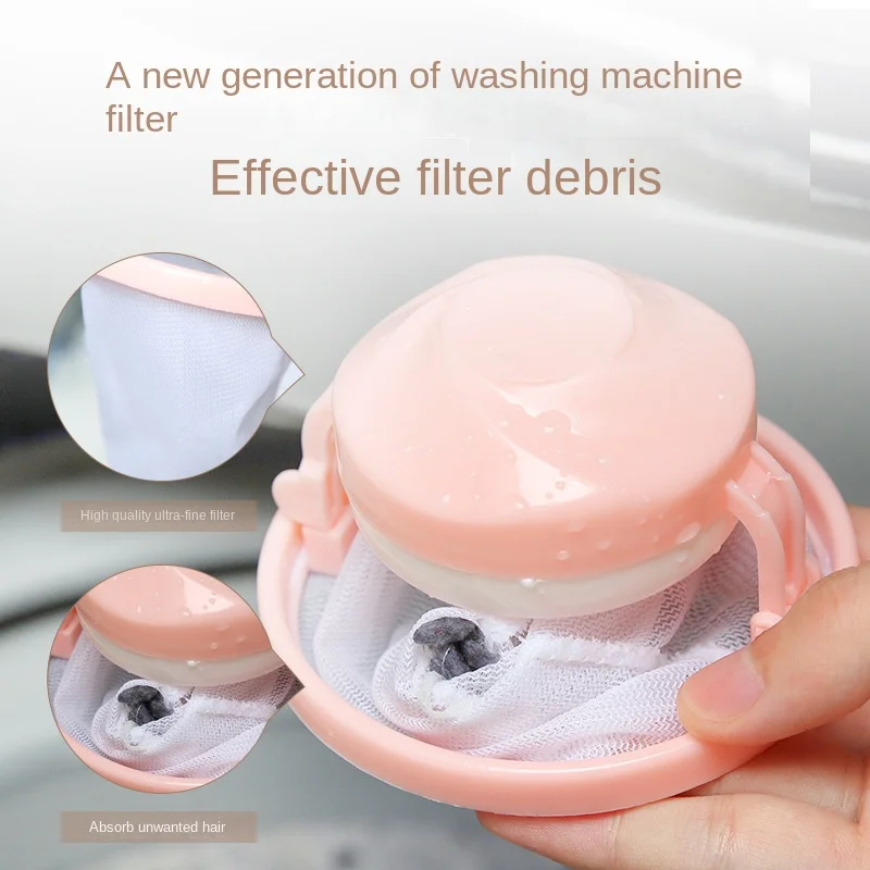 2-3Pcs Laundry Balls Pet Hair Collector Mesh Floating Washing Machine Lint Hair Catcher Reusable Washing Balls Cleaning Accessor
