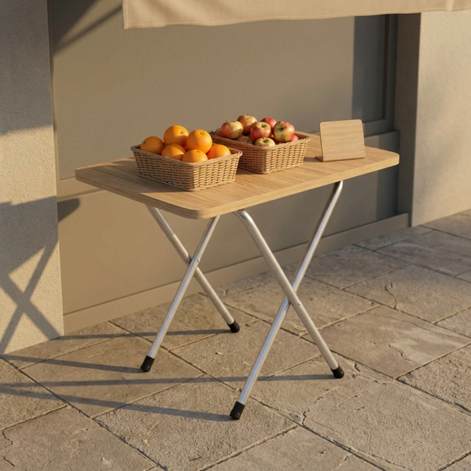 Folding Table Stable Foldable Table Furniture Long-Lasting for Students, Small Areas, Dorm Room