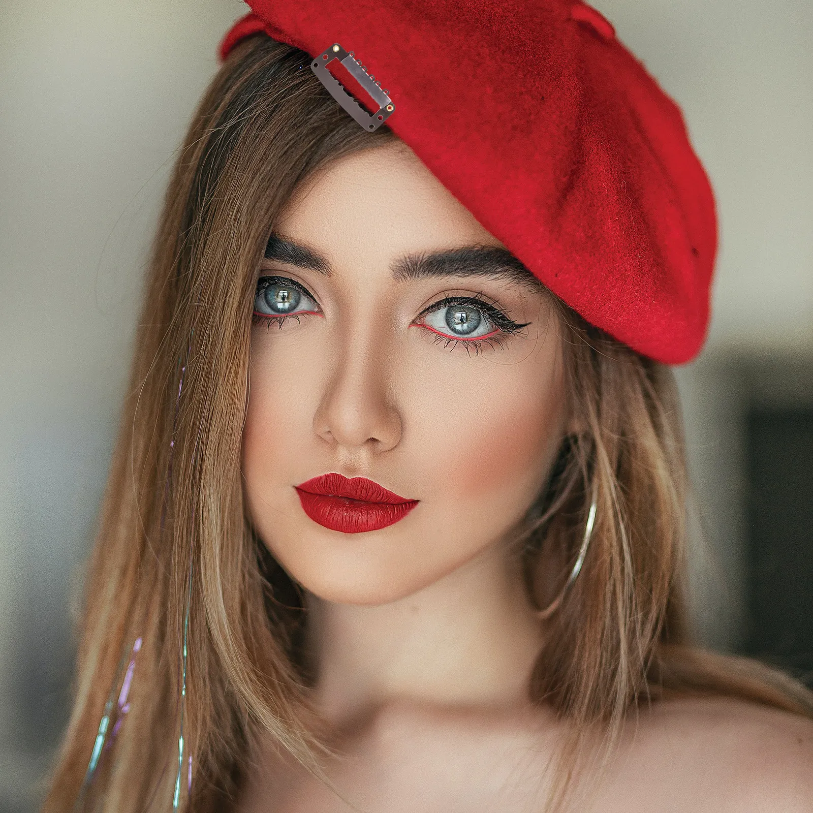 

60Pcs Clips Metal Hair Extension Snap Clips Salon Styling Tools Hair Accessories Clip Clip in Hairpin