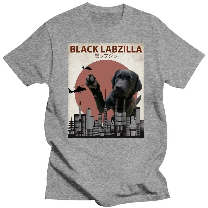 2024 New Fashion Fun Black Labrador Lab Men's Loose Comfortable print T-shirt Men's Fun T-shirt Streetwear Harajuku Streetwear