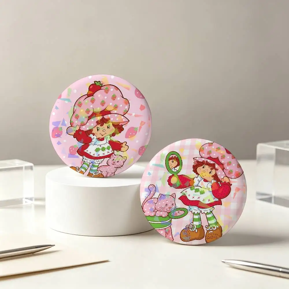 S-Strawberry Cartoon Cute Backpack Pin Hat Pin Jacket Accessory Bag Decor Clothing Ornament Fashion Accessory