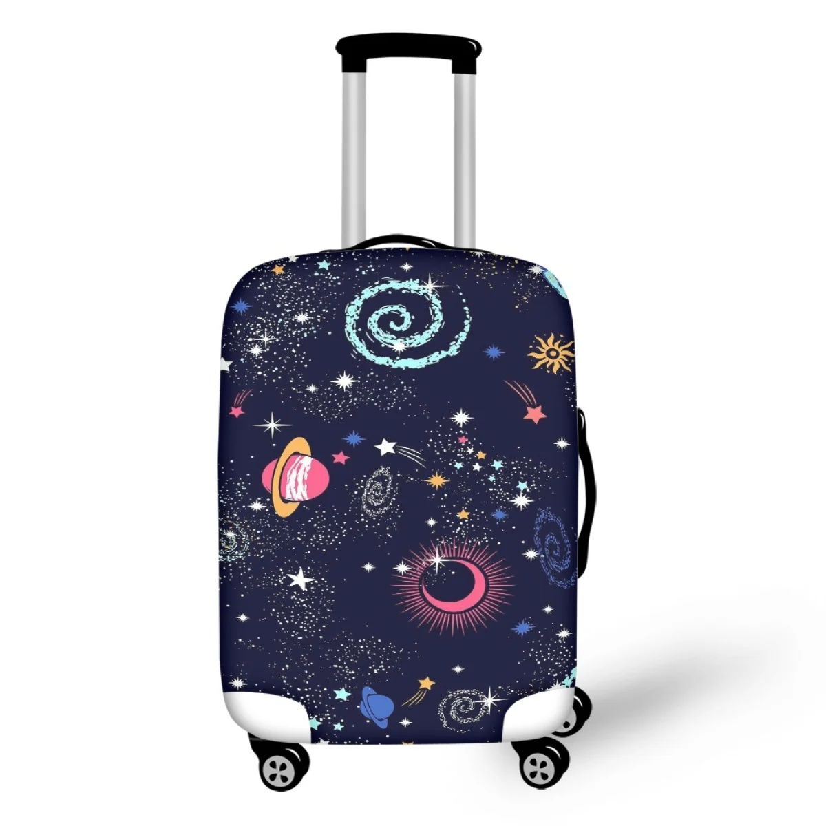 

FORUDESIGNS Luggage Cover Elastic Planet Universe Cartoon Graphics Travel Accessories Suitcase Protective Covers Durable Scratch