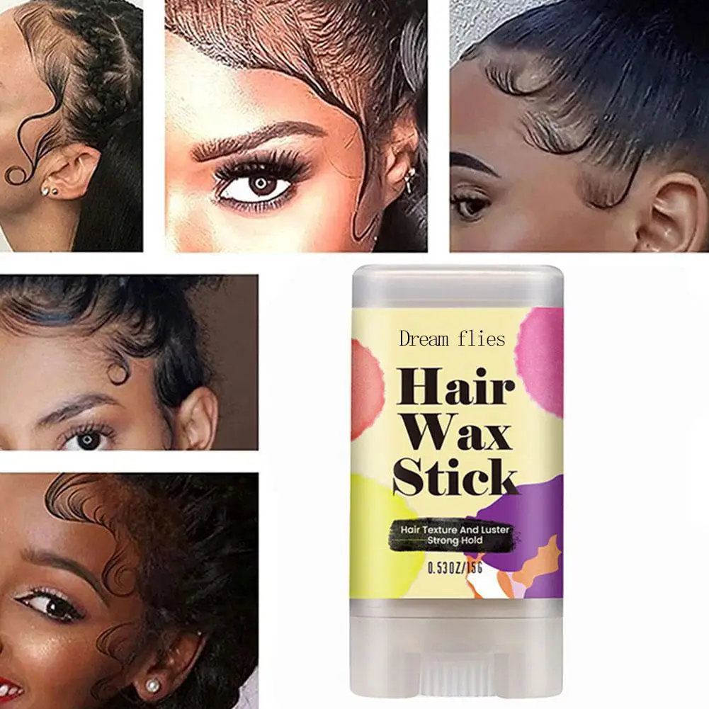 Non-Greasy Broken Hair Artifact Stick Anti-frizz Broken Hair Finishing Cream Style For Men Women Hair Styling Hair Wax Stick