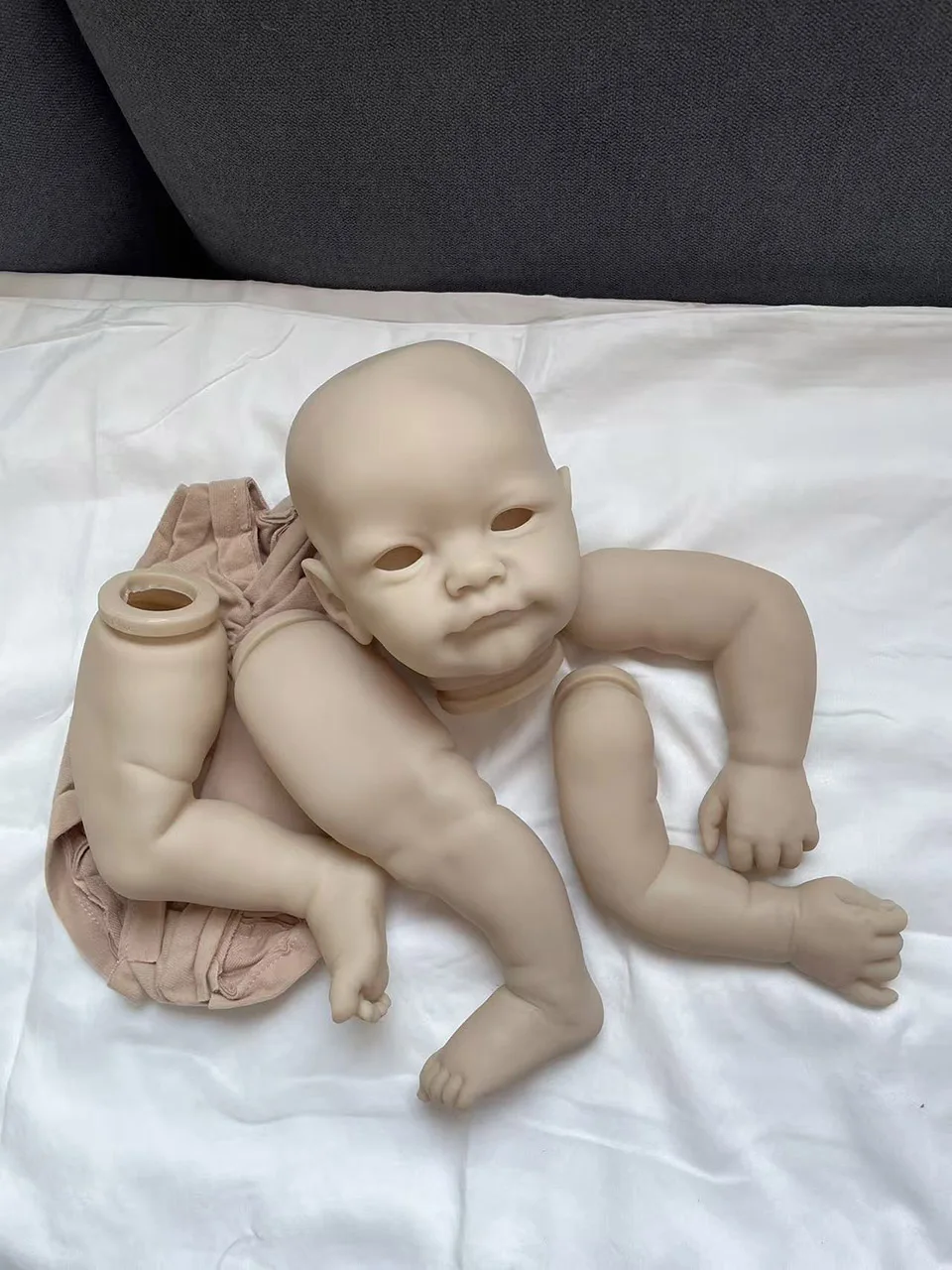

Набор реалистичных кукол-Реборн, кукла-младенец, незавершенные детали для кукол-младенцев, тобиач, реалистичный Комплект «сделай сам», 23 дюйма