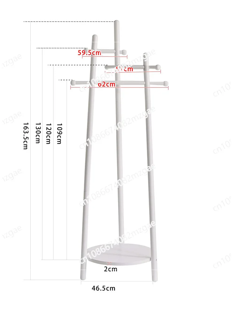 Creative hanger Modern simple single pole hanger Living room bedroom Floor coat rack Hanging hanger