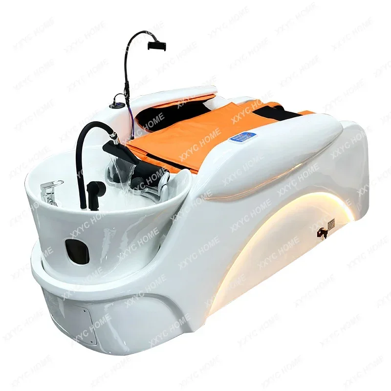 Automatic intelligent massage shampoo bed Barber shop, hair shop, beauty , head treatment water circulation fumigation