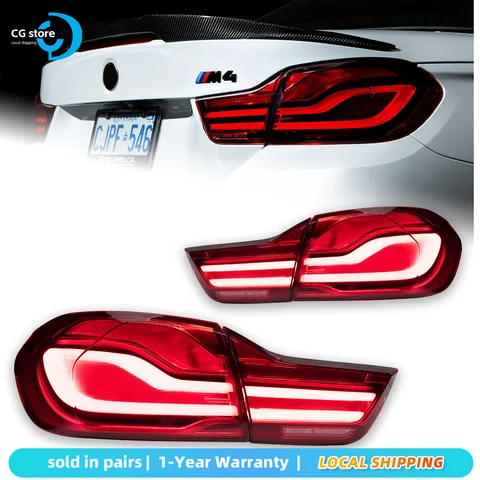 CG Car Styling Dynamic LED Tail Light Assembly for BMW 4 Series F32 F36 F82 M4 2012-2020  Rear Lamps Auto Accessories
