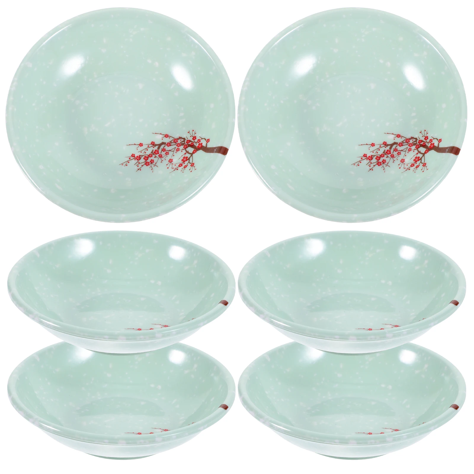 

6pcs Melamine Sauce Plates Small Dipping Bowls Dishes Saucers Dinnerware Condiment Container Stain Resistant Scratch Proof