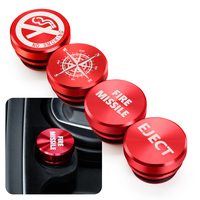 Car Cigarette Lighter Button Cover Fire Missile Eject Button for SEAT Leon cupra MK1 MK2 MK3 Ibiza 6L 6J 6P Leon lhambra 7V8