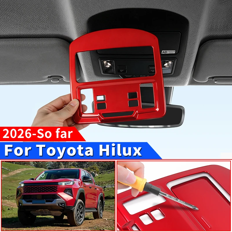 

Декоративные накладки на передние и задние светильники для Toyota Hilux SR 2026 года: улучшение интерьера, защита, автомобильные аксессуары