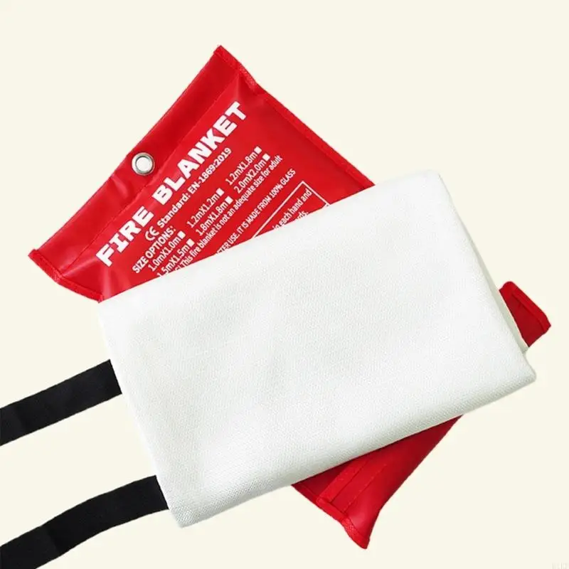 Emergency Blanket 2Pcs Suppression for Kitchen, Home, Fiberglass Blanket, 3.9Ft 4.9Ft 5.9Ft 6.5Ft K1KF