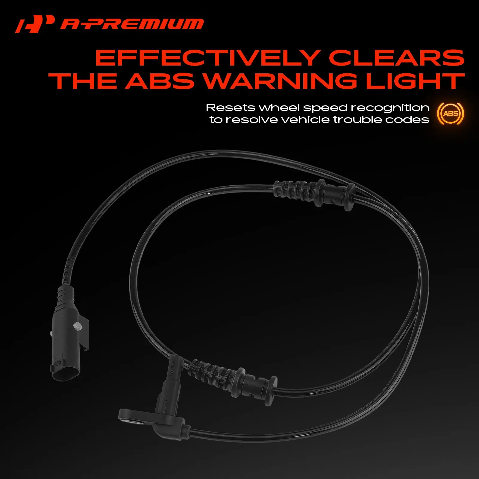 A-Premium Front Left or Right ABS Wheel Speed Sensor for Mercedes-Benz Sprinter 2500 Sprinter 3500 2010-2018 3