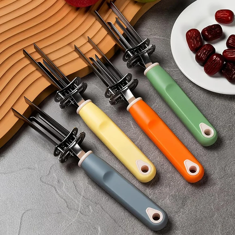 Core Remover Set Adjustable Fruit Pitter Easy To Clean Design Efficient Core Removal Ergonomic Handle Culinary Tasks
