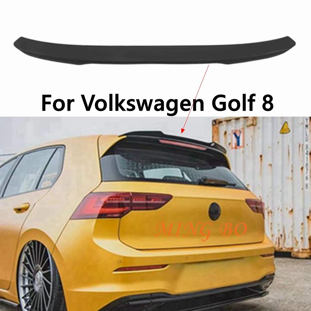 

For Volkswagen GOLF 8 Pro/RIine MAX Roof Spoiler A Style 2020 2021 High Quality ABS Material Car Spoiler