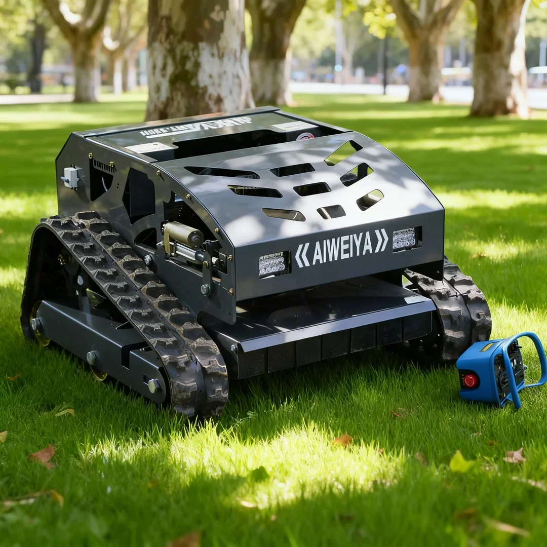 

Индивидуальная Глобальная экспортная гусеничная газонокосилка Longxin, интеллектуальная газонокосилка с дистанционным управлением, газонокосилка с наклоном Riverbank