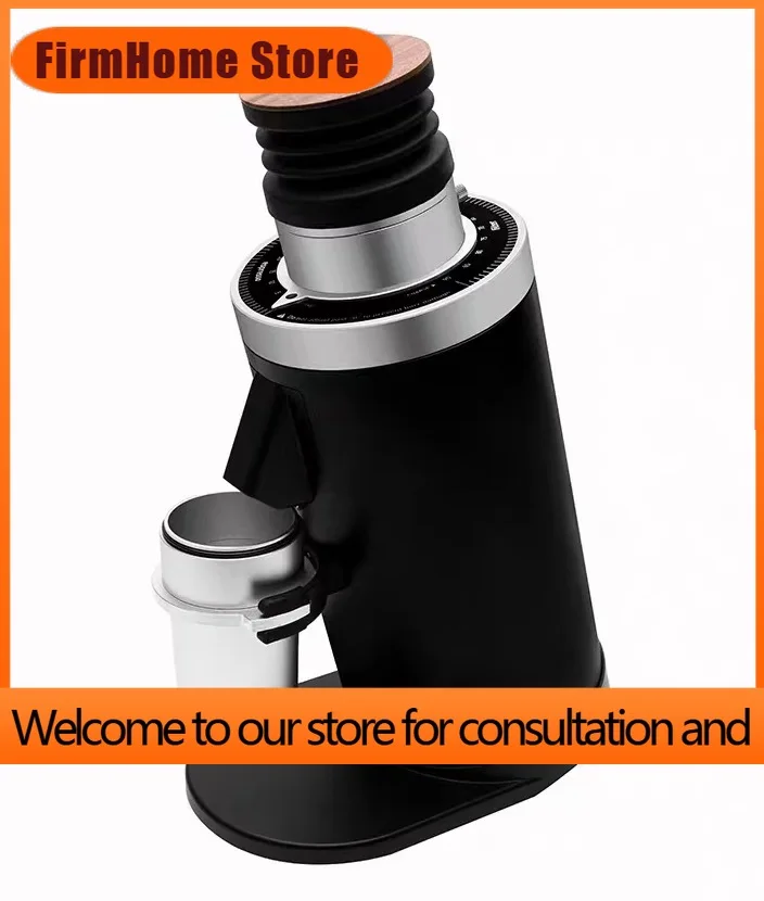 FirmHome StoreWholesale Manual Coffee Grinder Stainless Steel Burr Coffee Bean Grinder Machine 64mm Commercial Electric Coffee G