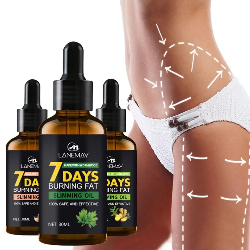 30ml 7 DAYS Weight Loss Products Slimming Massage Essential Oil Thin Leg Waist Fat Burner Burning Anti Weight Loss