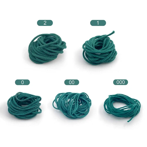 Imagen 2 del producto 1 botella de hilo Dental WELLCK, cordón de retracción gingival desechable, línea de goma de algodón tejida, Material de dentista, 5 tamaños 0 00 000 1 2