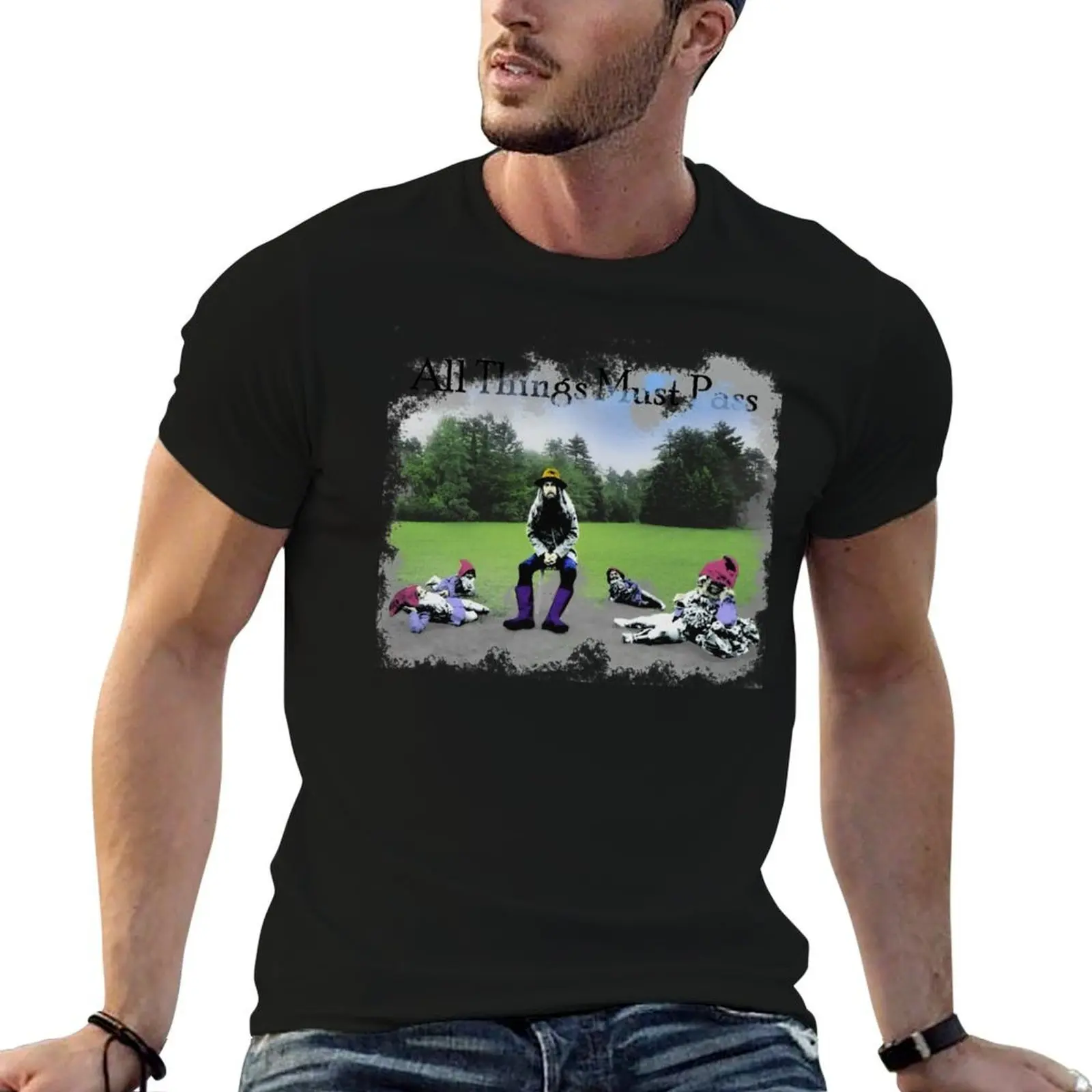 

All Things Must Pass Album T-Shirt man tshirt cotton t shirts high quality T-Shirt