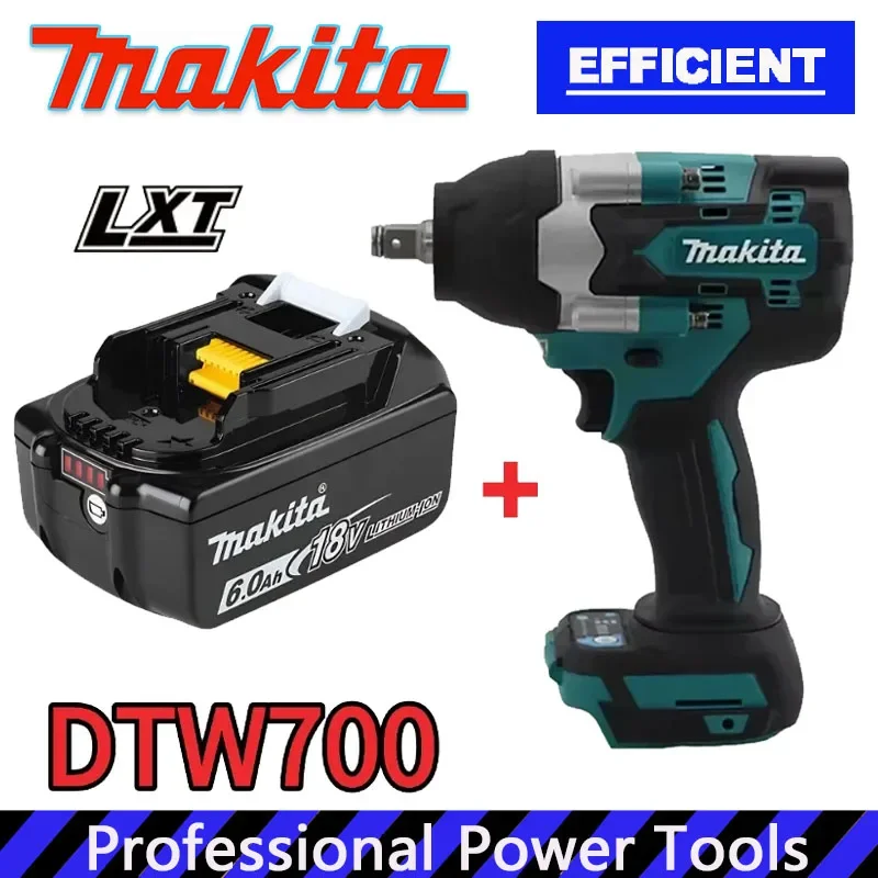 

Бесщеточный многофункциональный электрический гайковерт Makita DTW700 с литиевой батареей, высоким крутящим моментом, для авторемонта